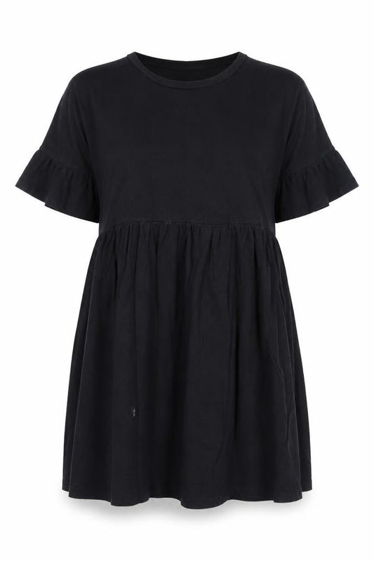 ASOS Women’s Black Short Sleeve Crew Neck Dress
