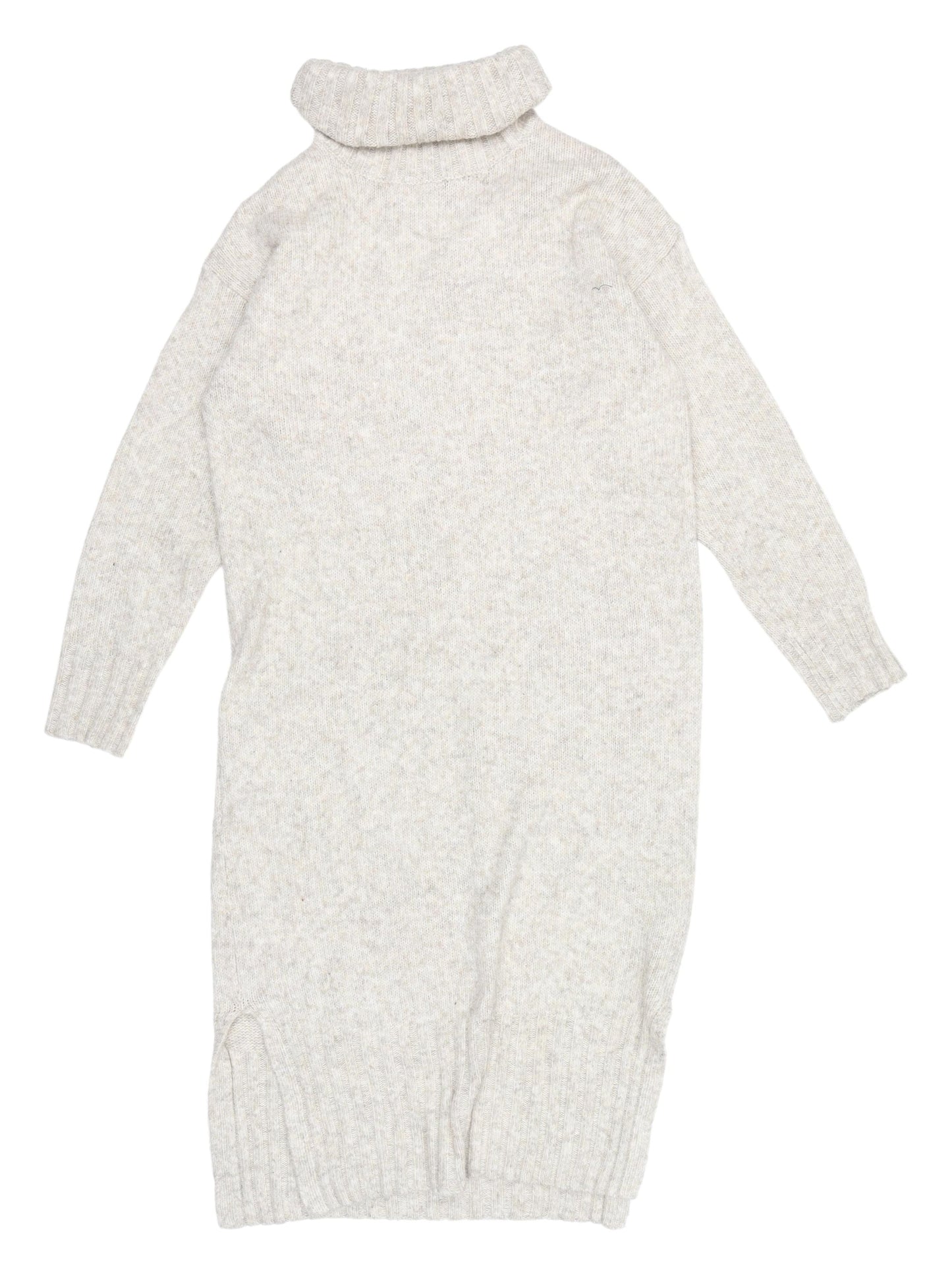 New Look Women's Beige Roll Neck Dress, Size S
