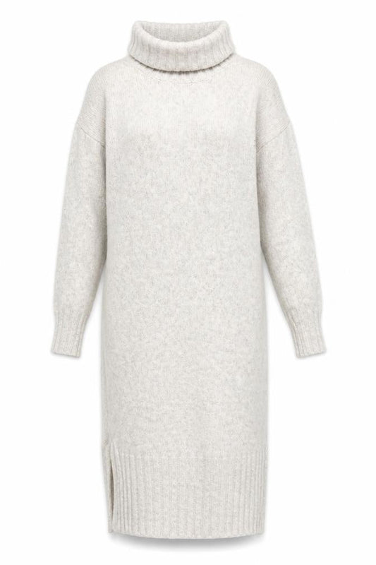 New Look Women's Beige Roll Neck Dress, Size S