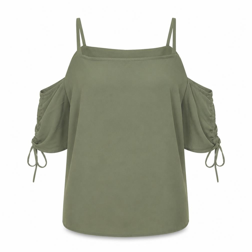 New Look Women's Green Camisole Blouse UK 14