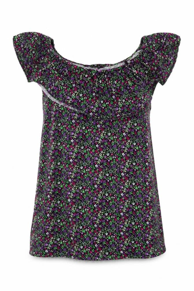 Dorothy Perkins Women's Floral Cropped Blouse Size 10