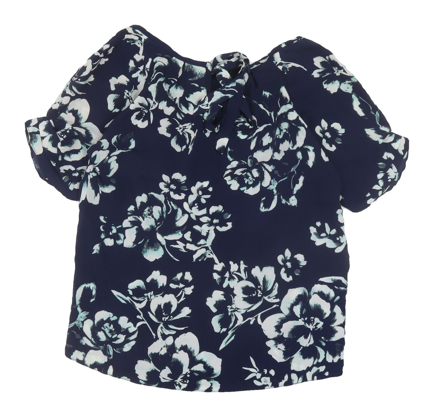 Dorothy Perkins Women's Blue Floral Blouse Size 10