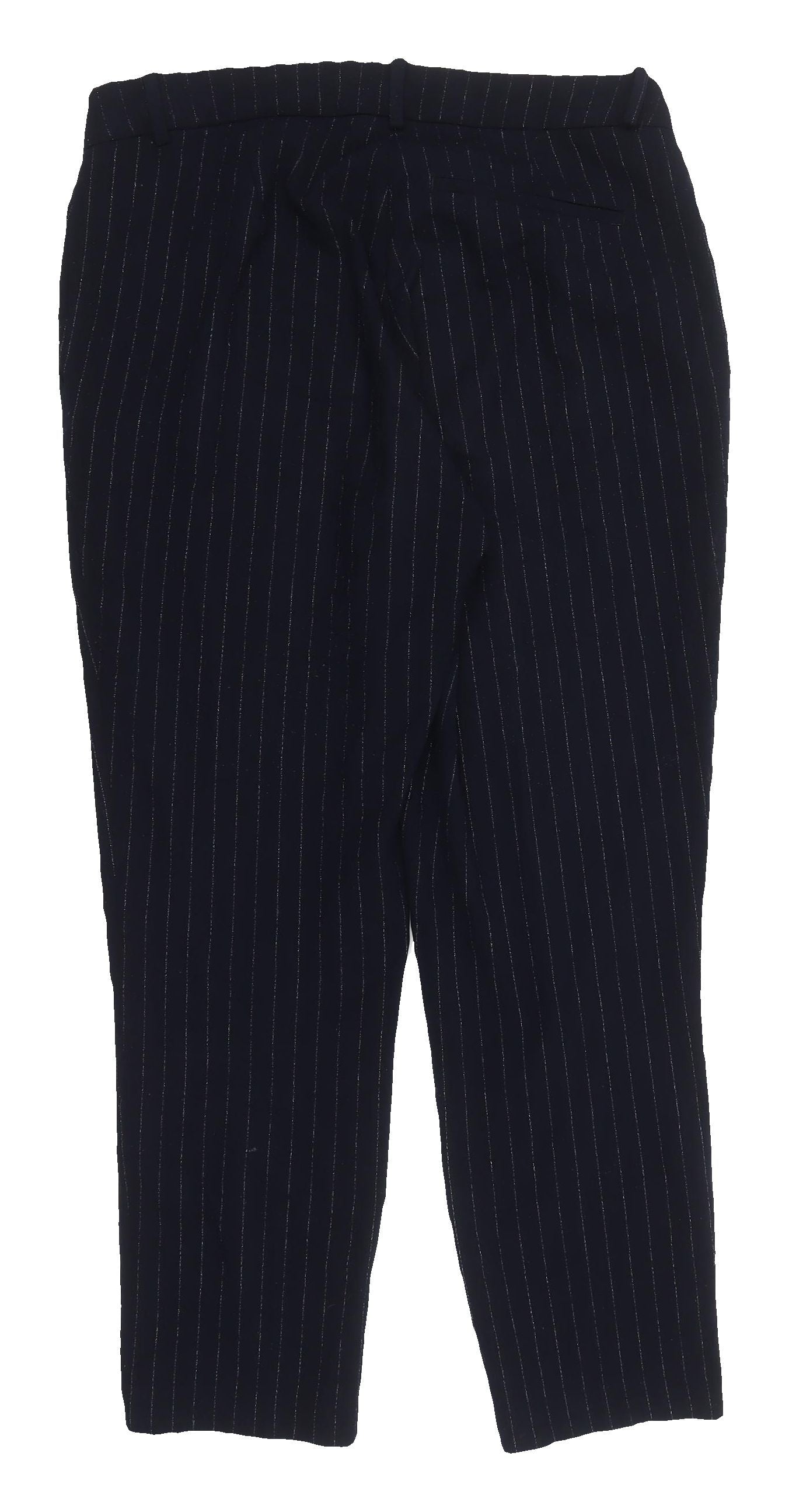 H&M Women's Black Striped Dress Pants Size 14