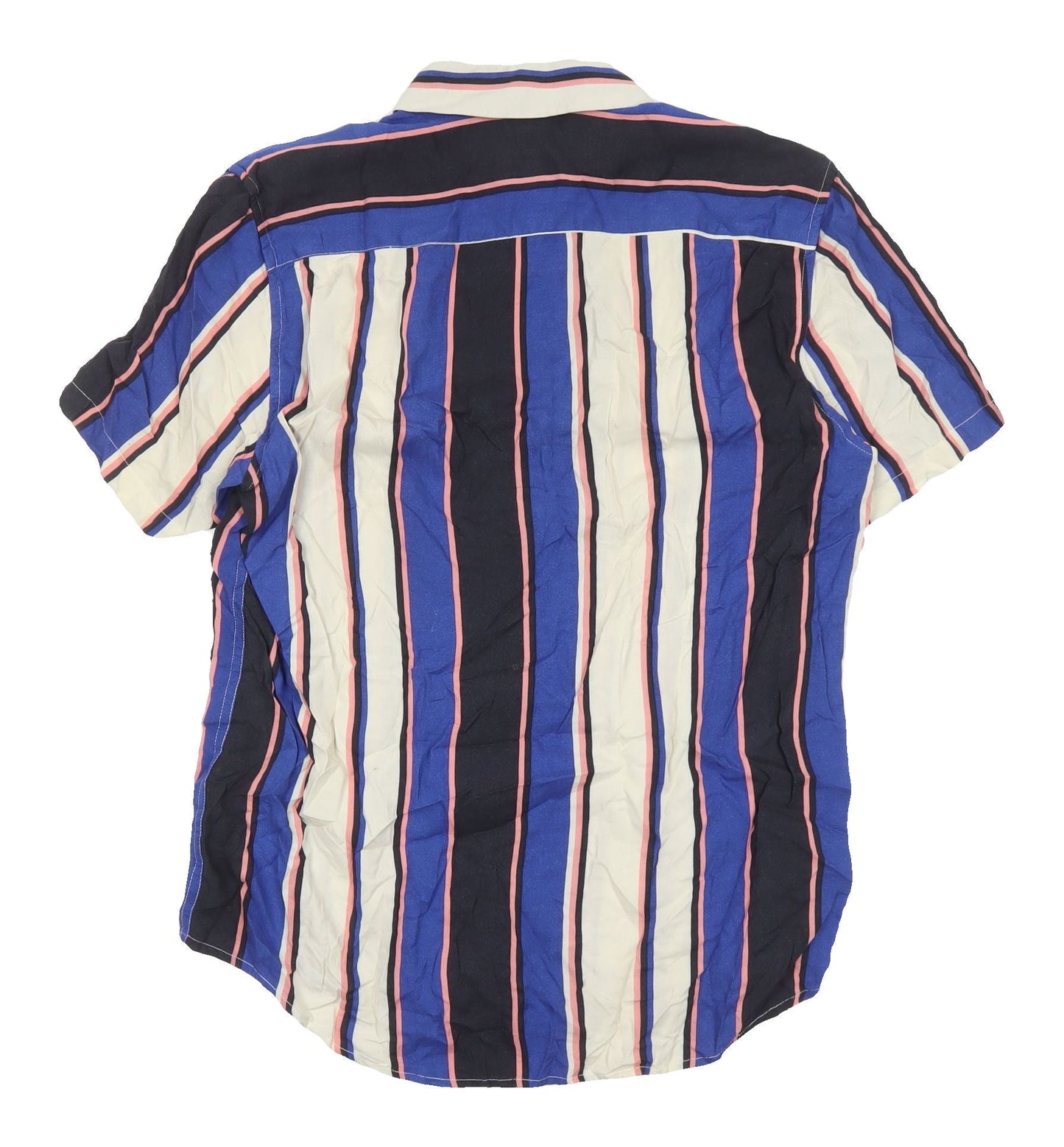 ASOS Men's Multicoloured Striped Button-Up Shirt XS