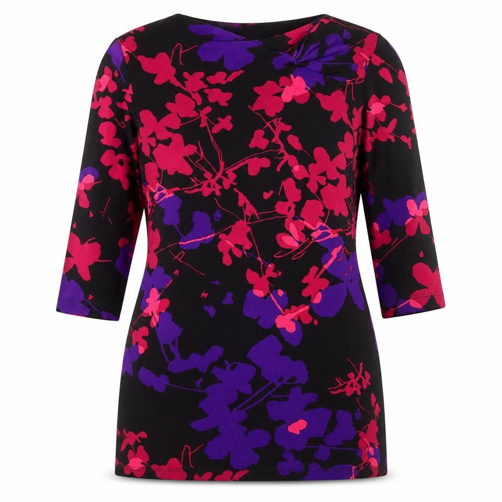 Country Casuals Women's Multicoloured Floral Petite Top M