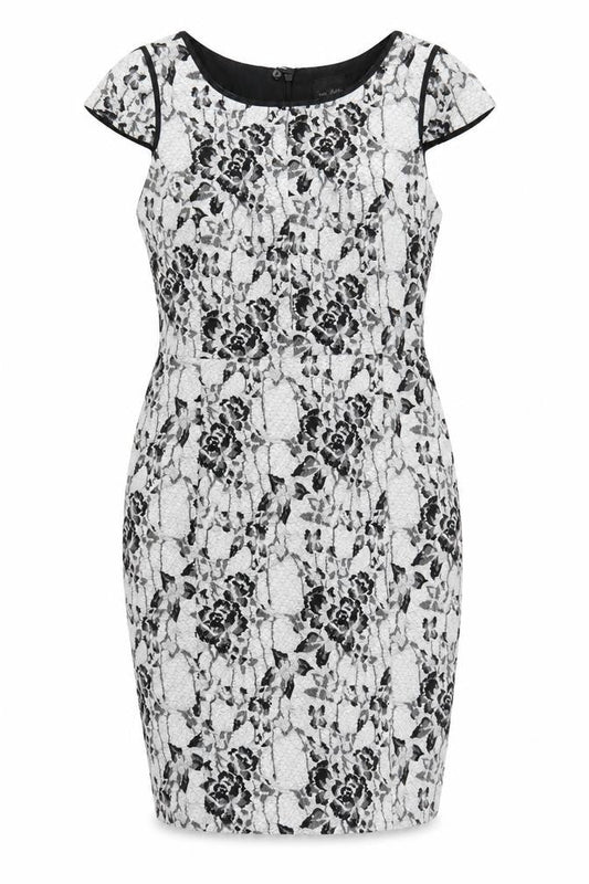 Next Women's Multicoloured Floral Sheath Dress Size 10