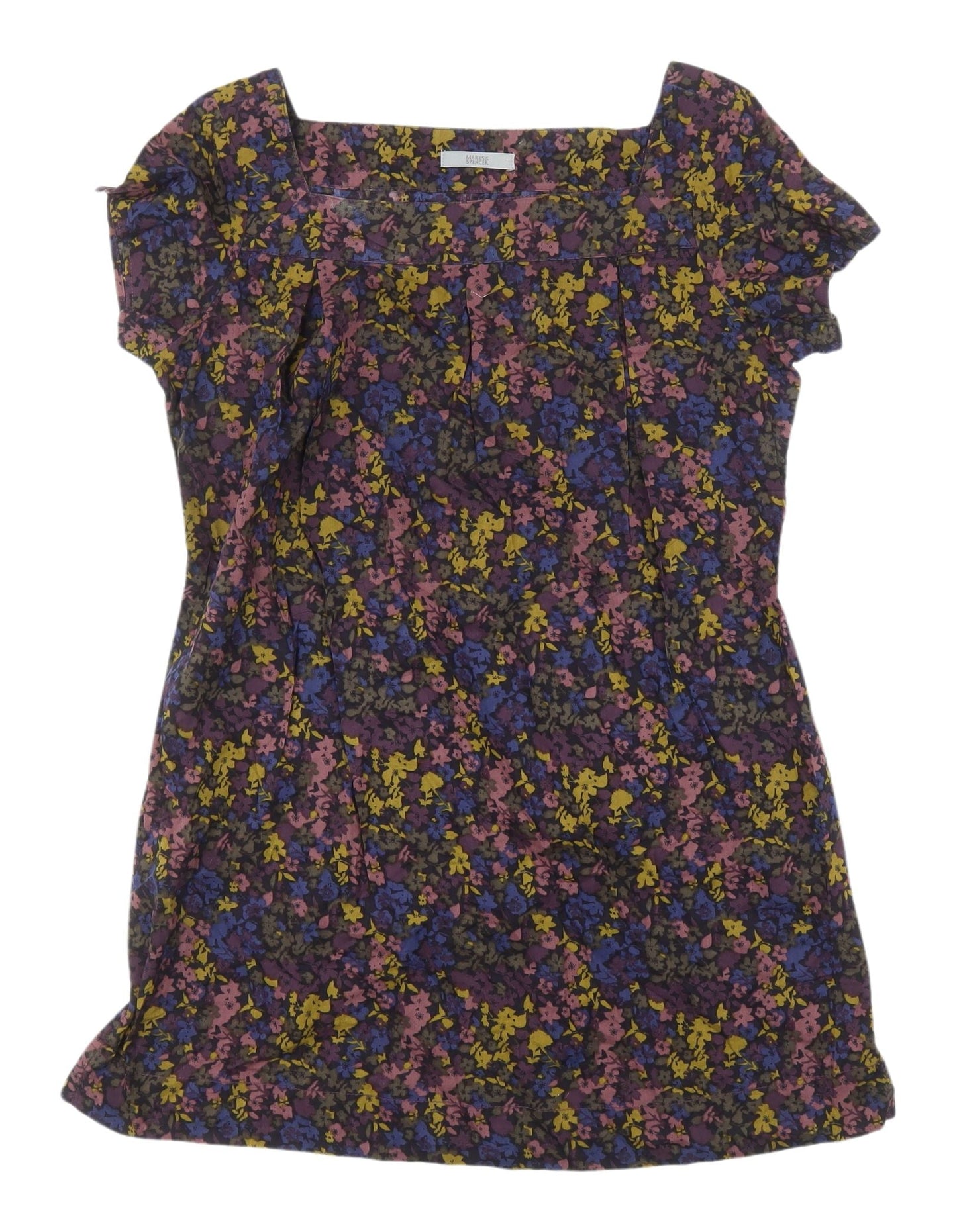Marks and Spencer Women's Multicoloured Floral Blouse - Size 10