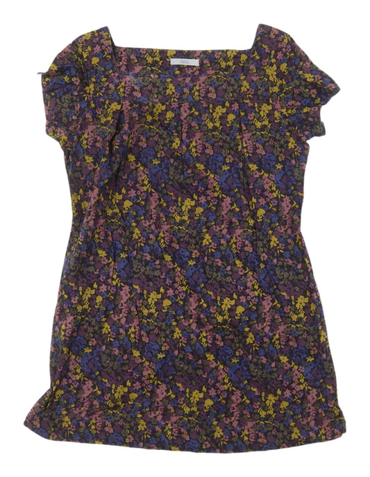 Marks and Spencer Women's Multicoloured Floral Blouse - Size 10
