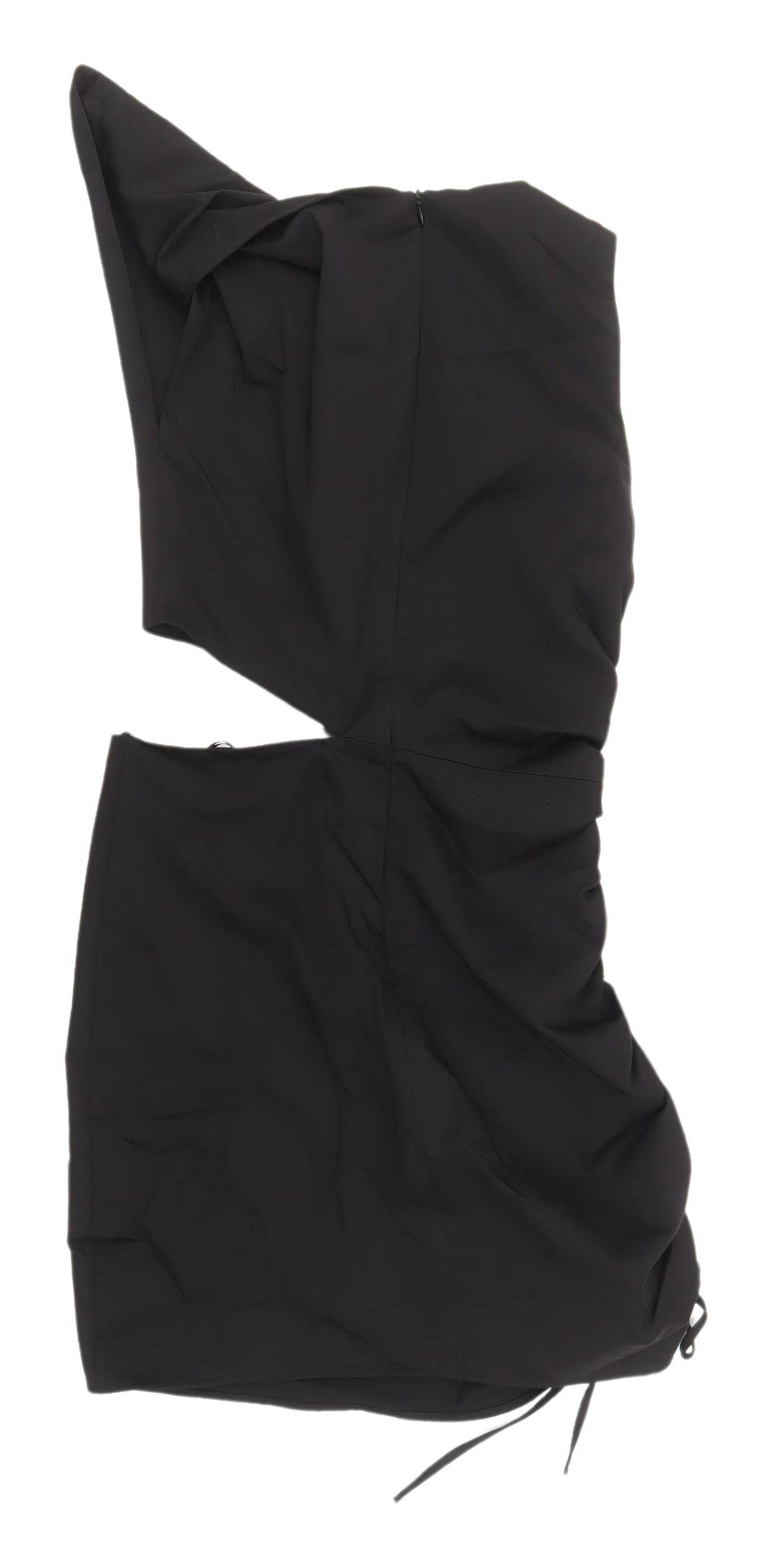 Zara Women's Black Asymmetric Cocktail Dress Size 8