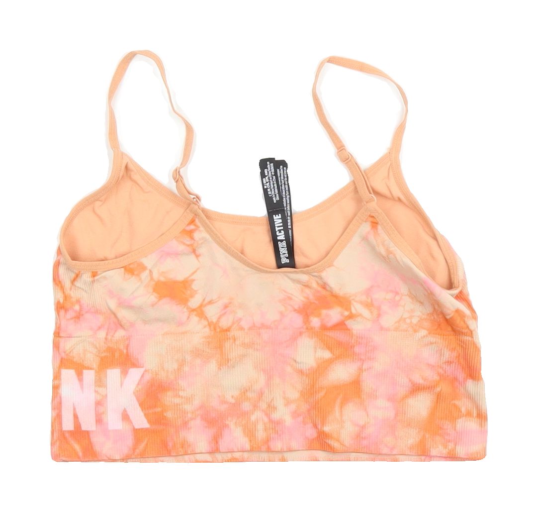 Pink Active Women's Tie Dye Tank Top, M, Athletic