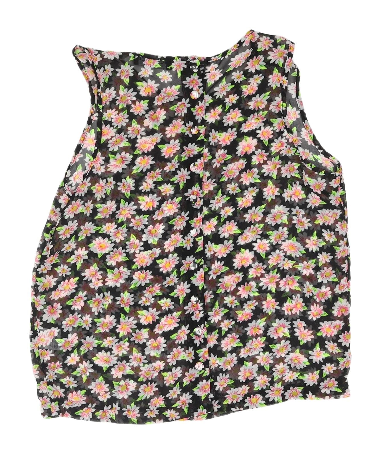 Select Women's Floral Camisole Tank Top, Size 8, Multicoloured