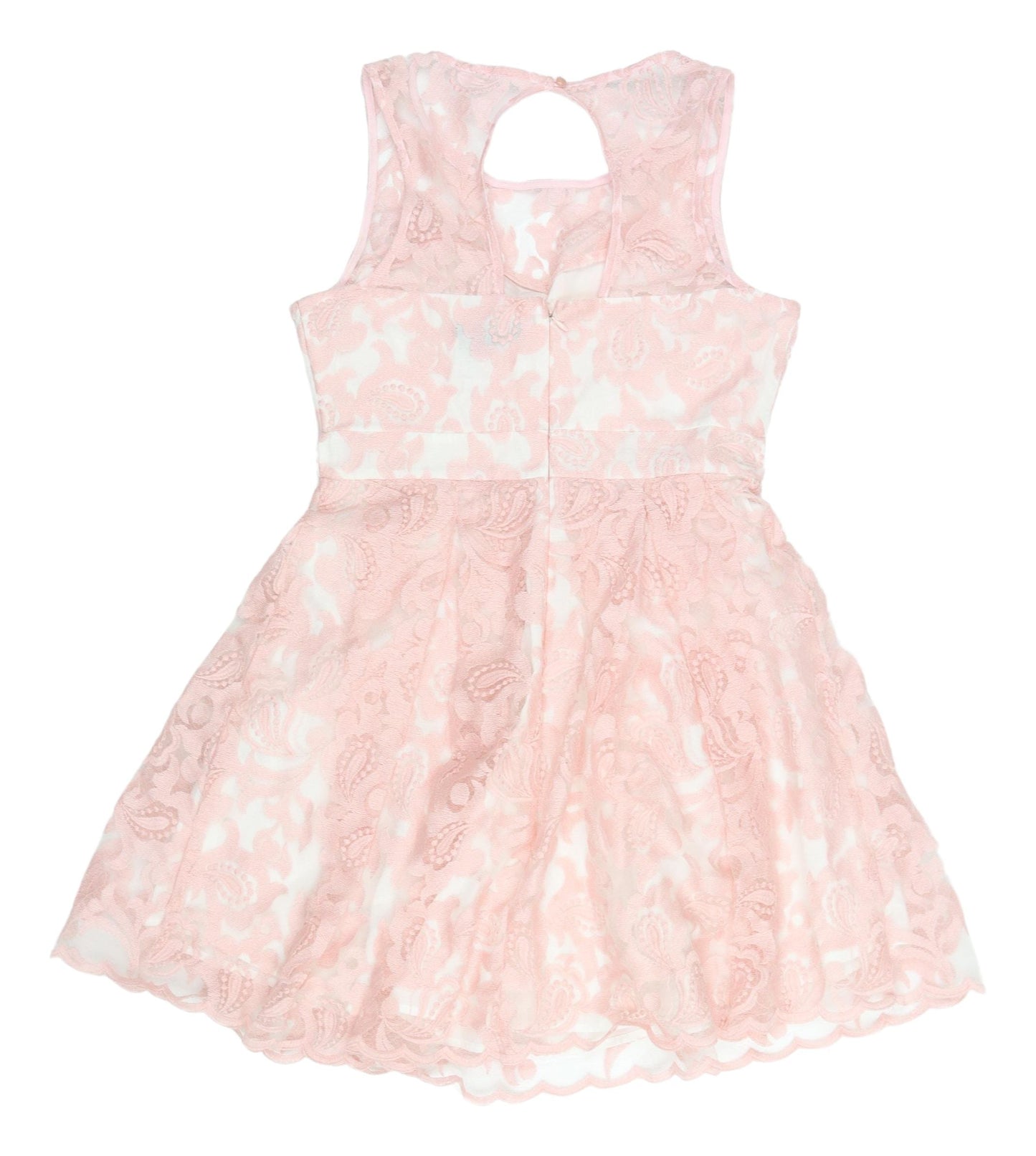 Forever 21 Pink Lace Dress, L, Sleeveless, Party/Wedding