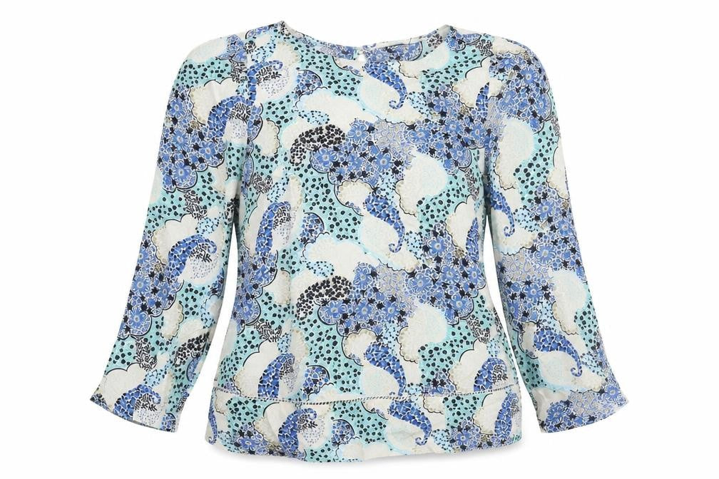 Marks & Spencer Women's Paisley Multicoloured Blouse Size 10