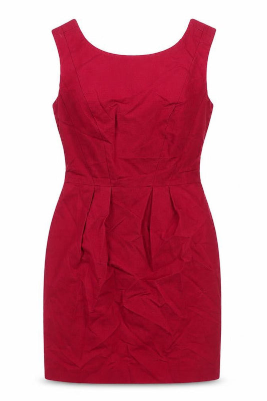 Warehouse Women's Red Sheath Dress Size 8