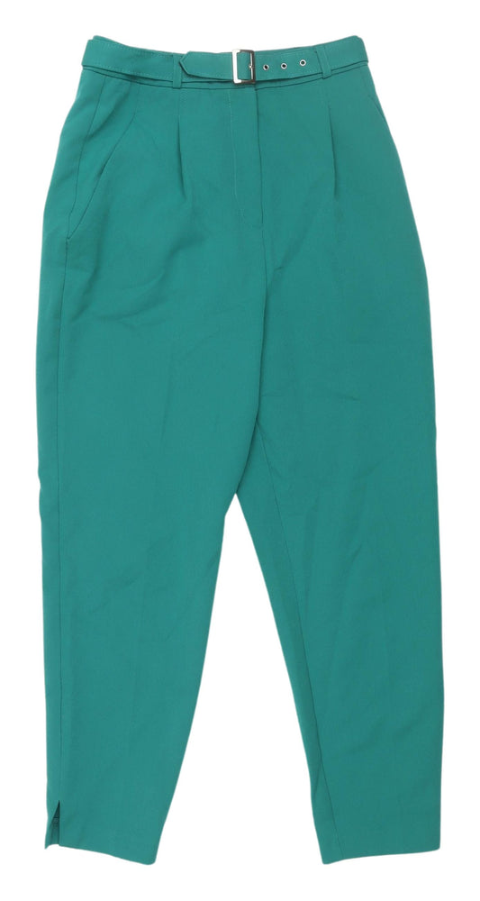 ASOS Women's Green Classic Trousers, Size 8
