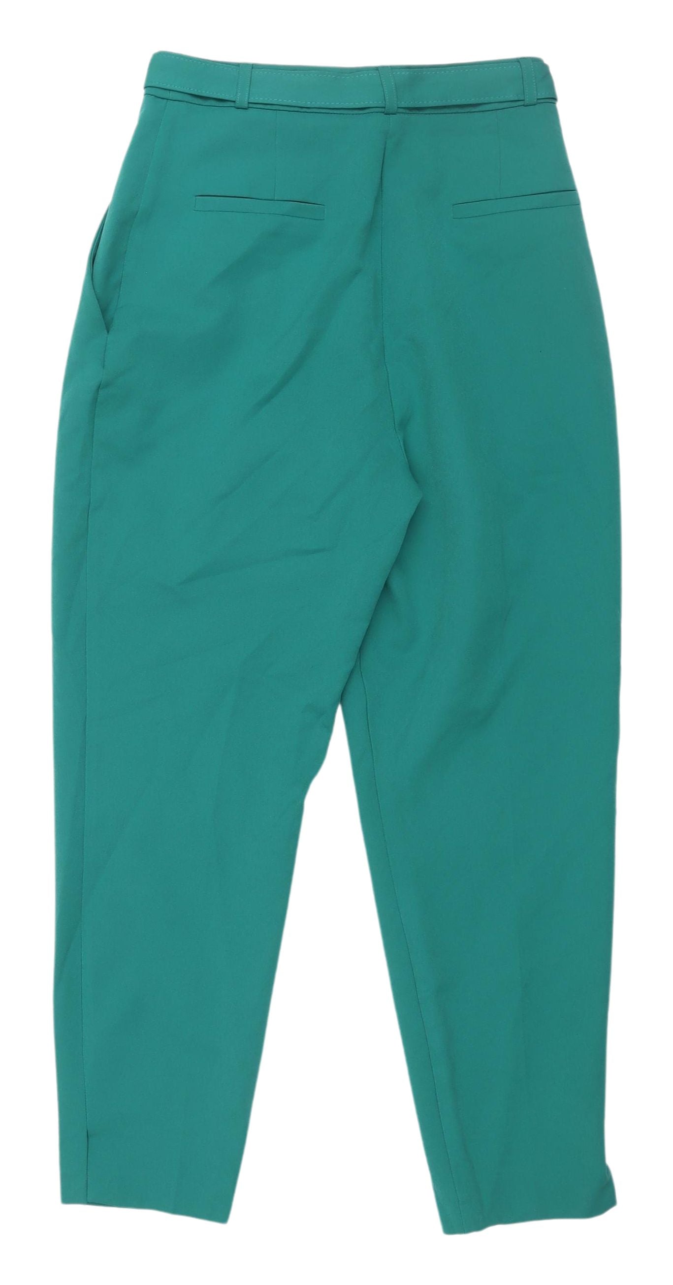 ASOS Women's Green Classic Trousers, Size 8