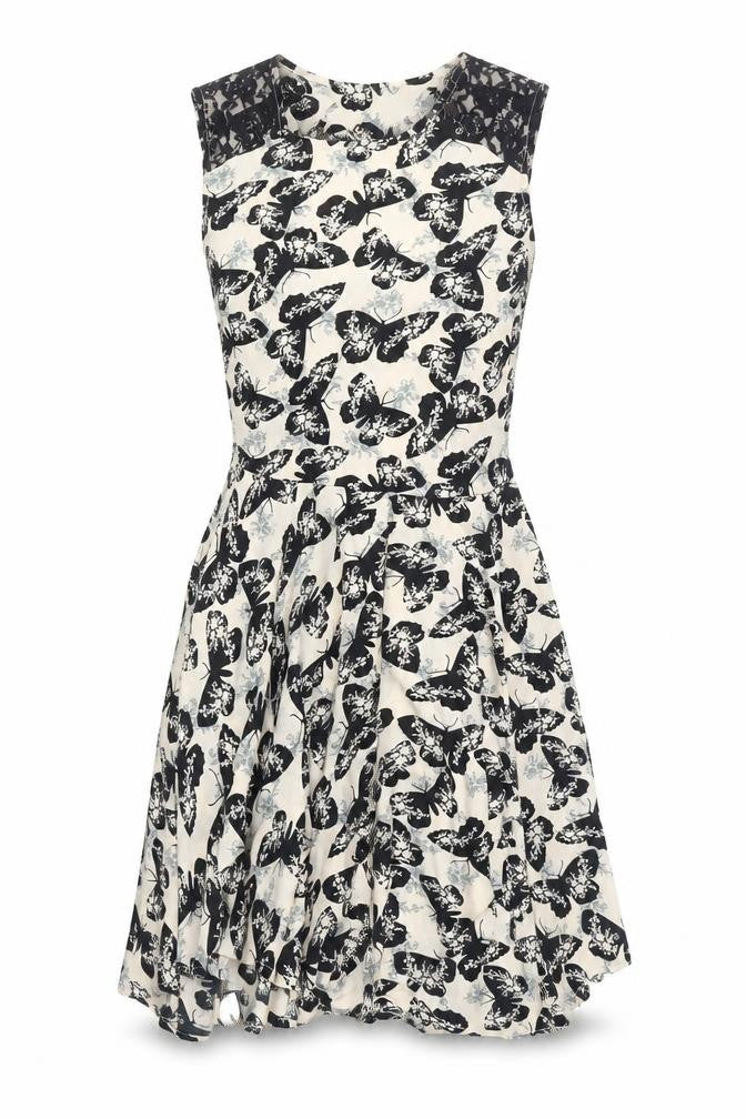 Boohoo Women's Multicoloured Fit & Flare Dress Size 8