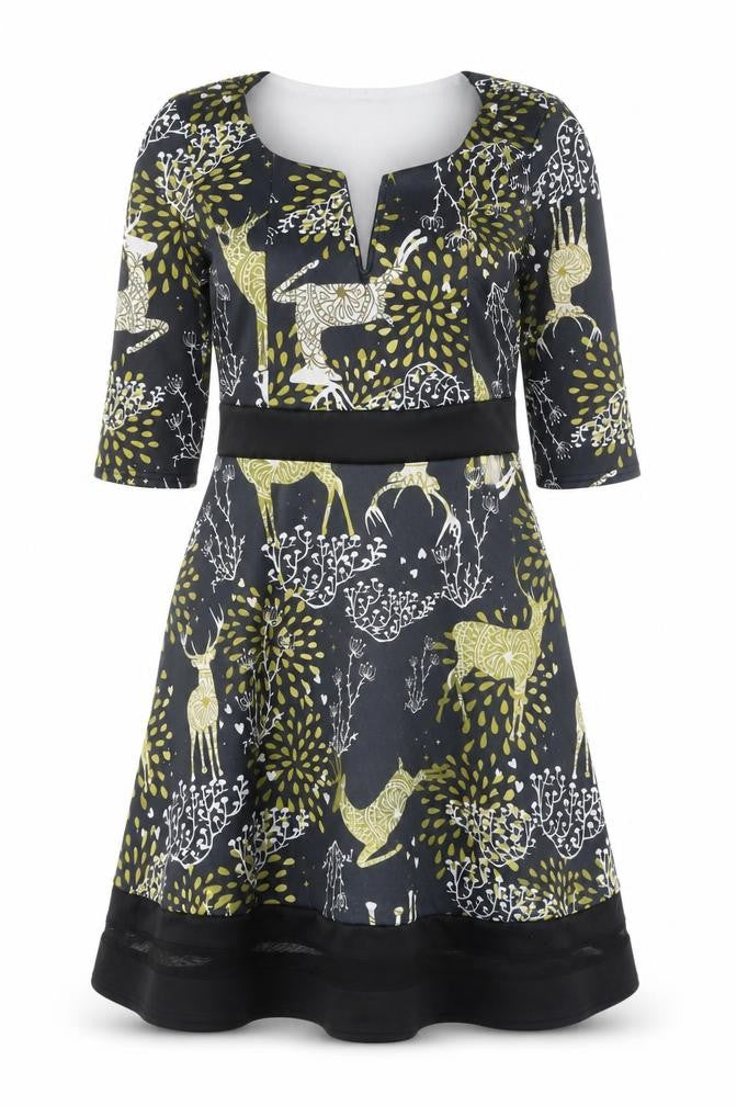 Want That Trend Women's Multicoloured A-Line Dress