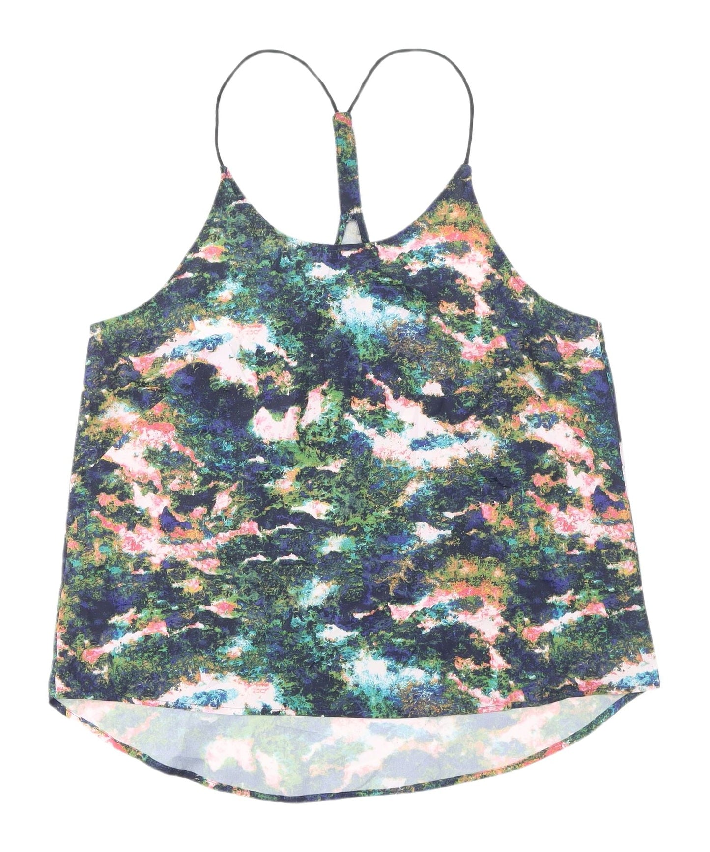 H&M Women's Multicoloured Sleeveless Tank Top UK 10