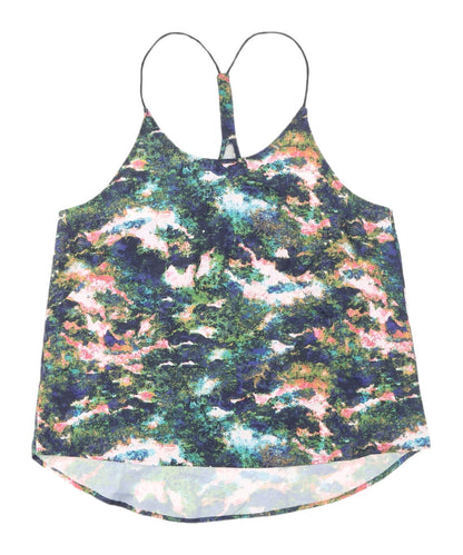 H&M Women's Multicoloured Sleeveless Tank Top UK 10