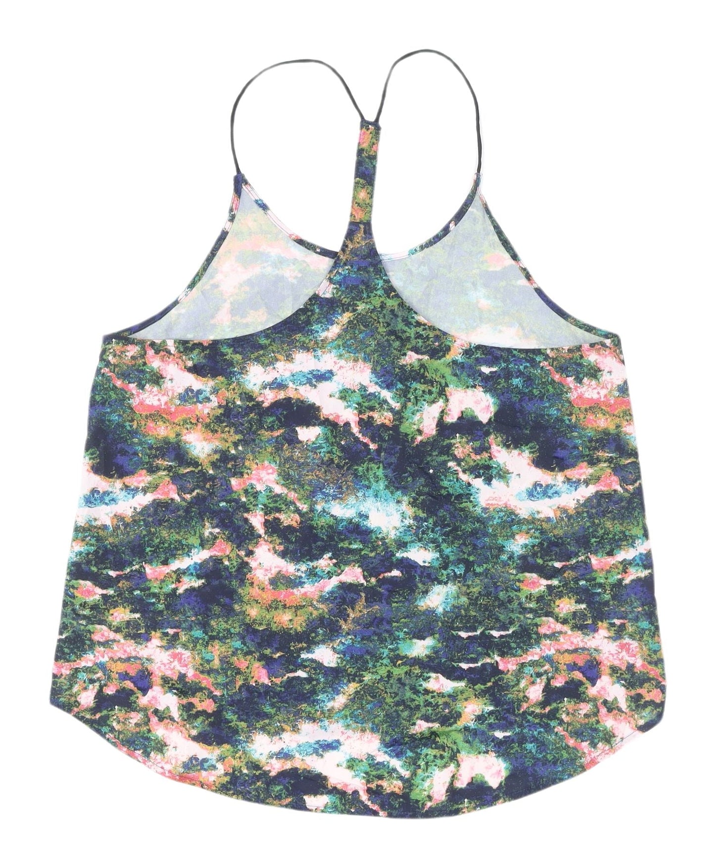 H&M Women's Multicoloured Sleeveless Tank Top UK 10
