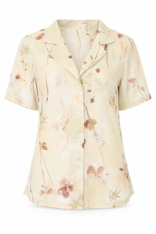 Prisma Women's Beige Floral Camisole Blouse Size 16
