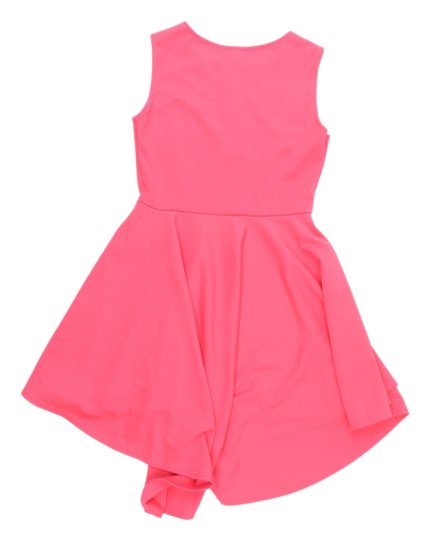 Missi London Pink Hi-Low A-Line Dress UK 12