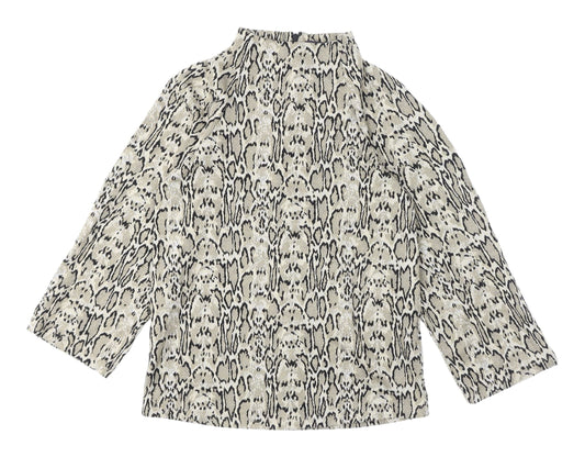 Marks and Spencer Women's Animal Print High Neck Top