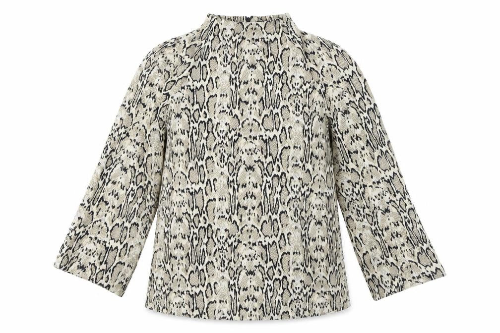Marks & Spencer Women's Animal Print High Neck Top