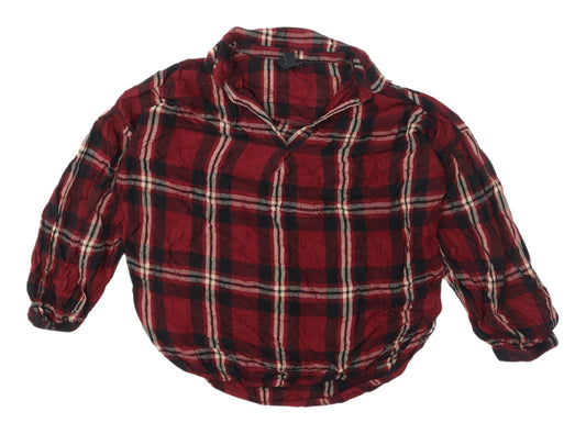 New Look Women's Plaid Button-Up Shirt, Size 12