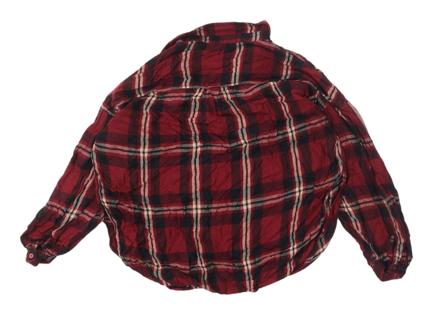 New Look Women's Plaid Button-Up Shirt, Size 12