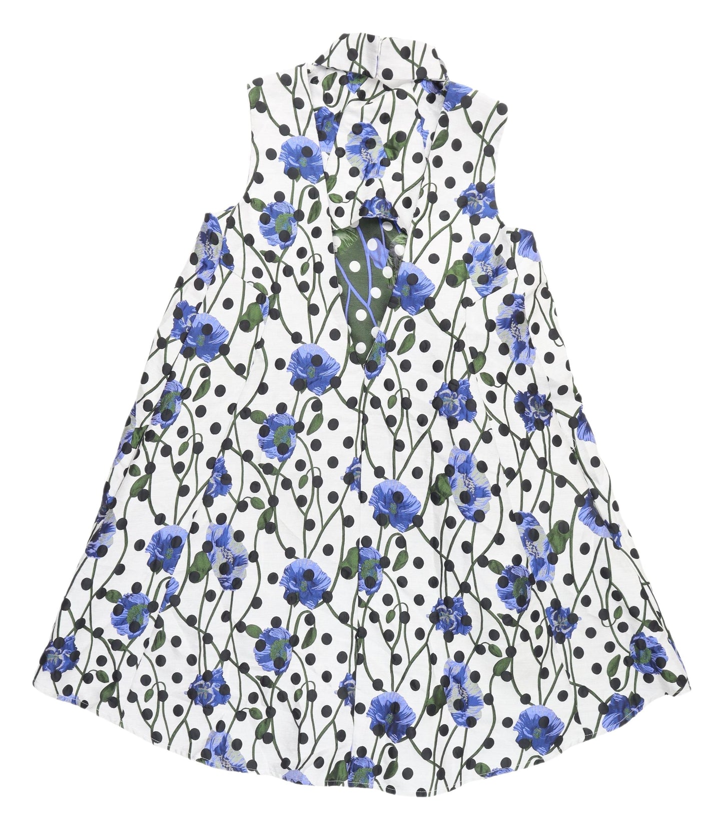 ASOS Women's Floral A-Line Dress, UK 10, Knee Length