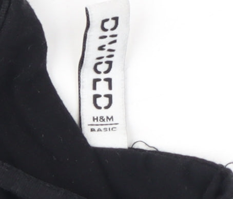 H&M Women's Black Basic Tank XS - Spring/Summer Staple