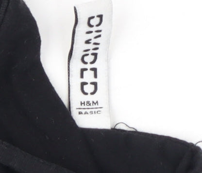 H&M Women's Black Basic Tank XS - Spring/Summer Staple