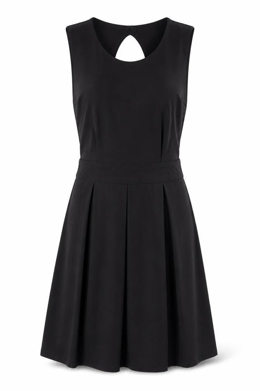 Luc & Ce Women's Black A-Line Dress, S - Sexy Party Style
