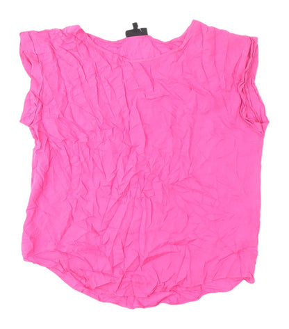 Warehouse Women's Pink Sleeveless Blouse Size 12