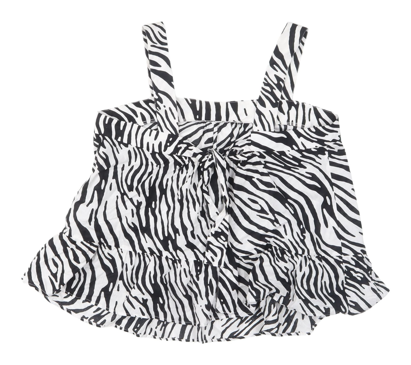 Marks and Spencer Women's Black Animal Print Tank Top