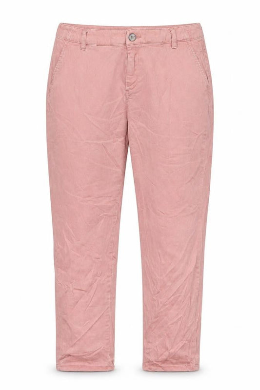F&F Women's Pink Cropped Jeans, Size 12, Button Accent