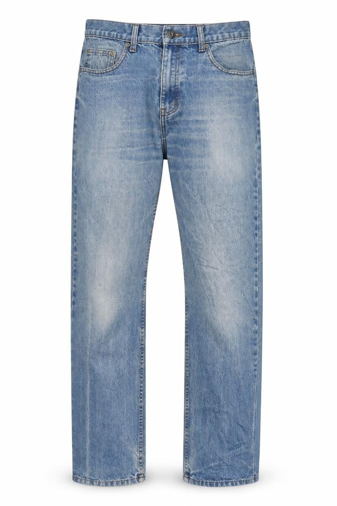 Denim Co Men's Blue Straight Jeans L