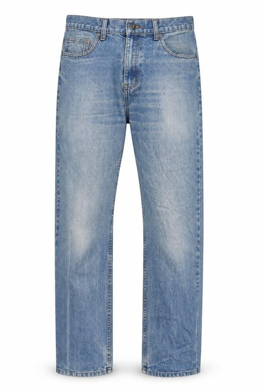 Denim Co Men's Blue Straight Jeans L