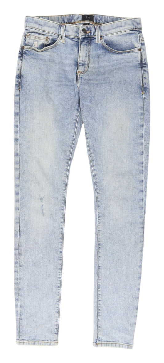 River Island Men's Light Blue Skinny Jeans Size 28