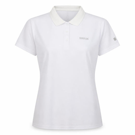 Regatta Women's White Polo Shirt Size 18 Short Sleeve