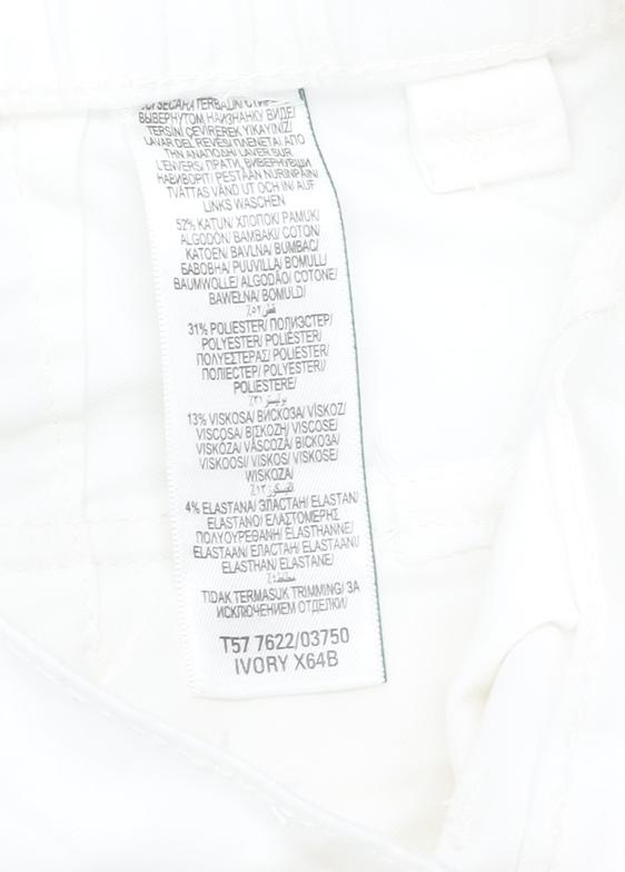 Marks and Spencer Women's Ivory Regular Fit Jeans