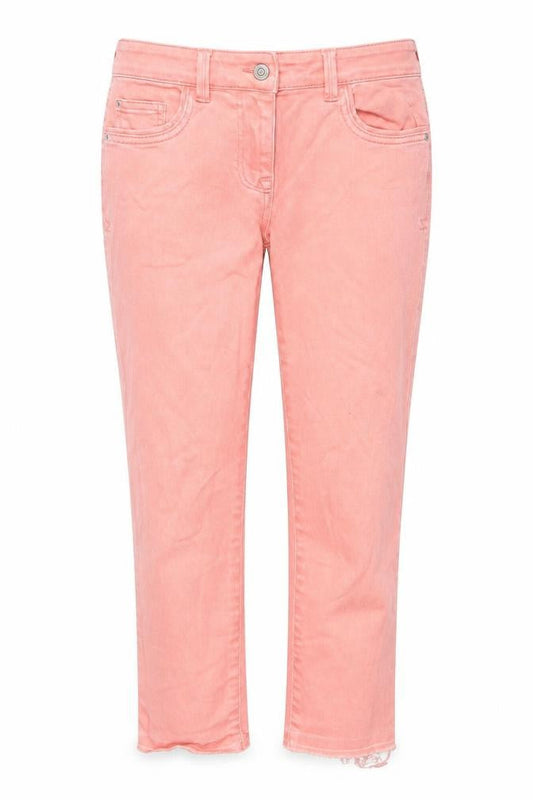 Next Women's Pink Cropped Jeans Size 10 Stretchy