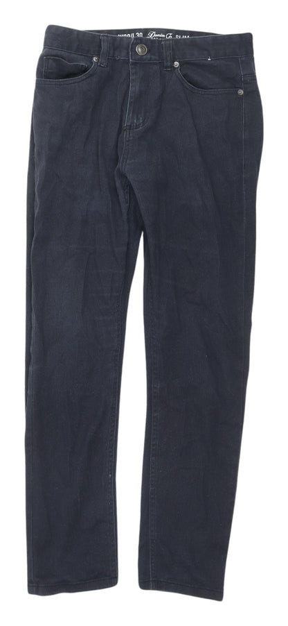 Additional front view of Denim Co. Men's Slim Blue Jeans with Stretch, size M