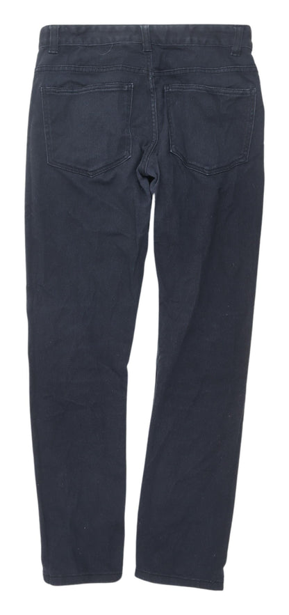 Back view of Denim Co. Men's Slim Blue Jeans with Stretch, size M