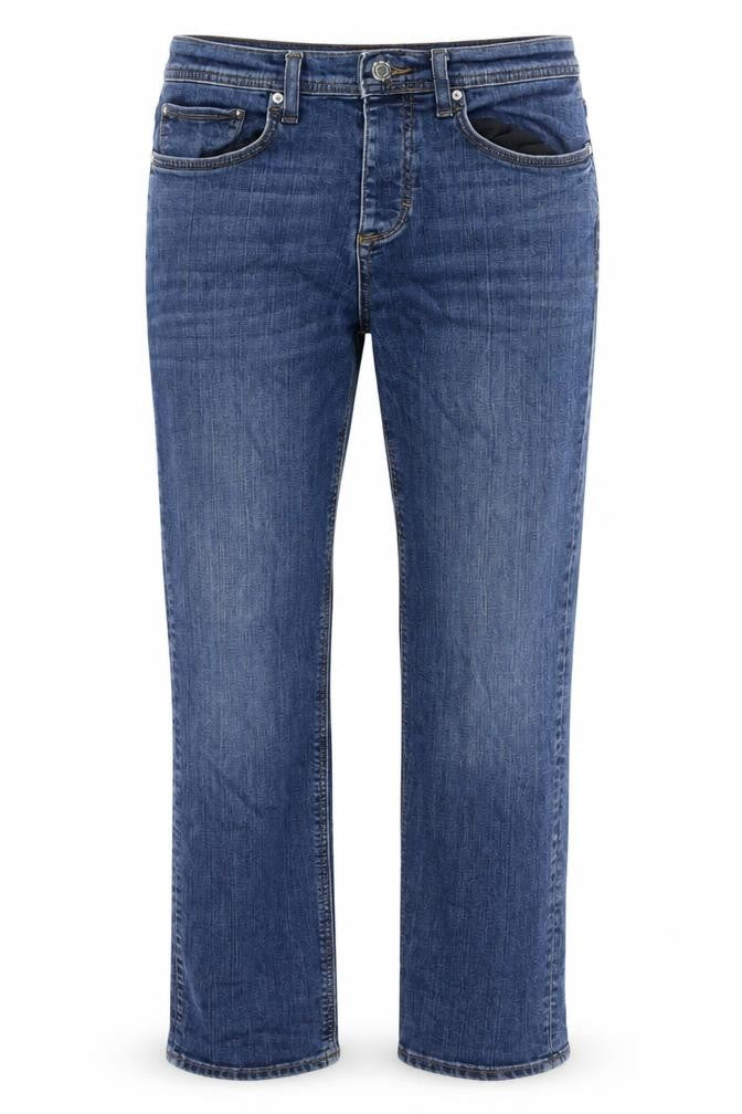 River Island Men's Blue Straight Denim Jeans Size 30