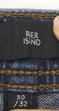 River Island Men's Blue Straight Denim Jeans Size 30