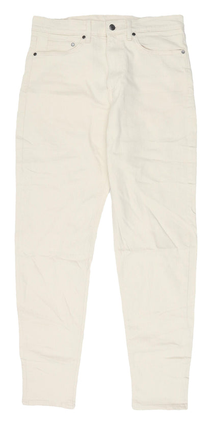 Marks & Spencer Mens Ivory Denim Jeans 32