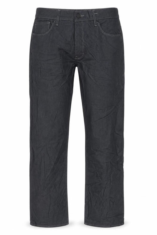 F&F Black Straight Leg Jeans, Size 36, Unisex, Dark Denim